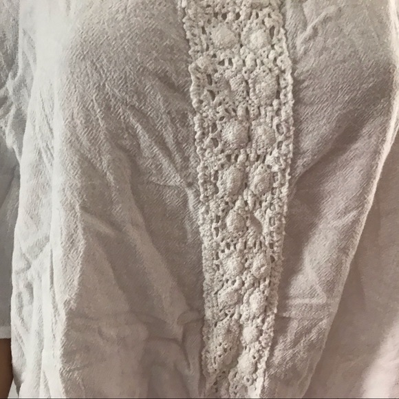 New Gauzey Women’s Top Size 2X White Boho - Picture 2 of 8